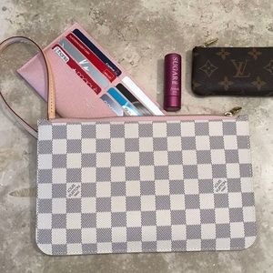 Louis Vuitton Damier Azul Neverfull Pochette